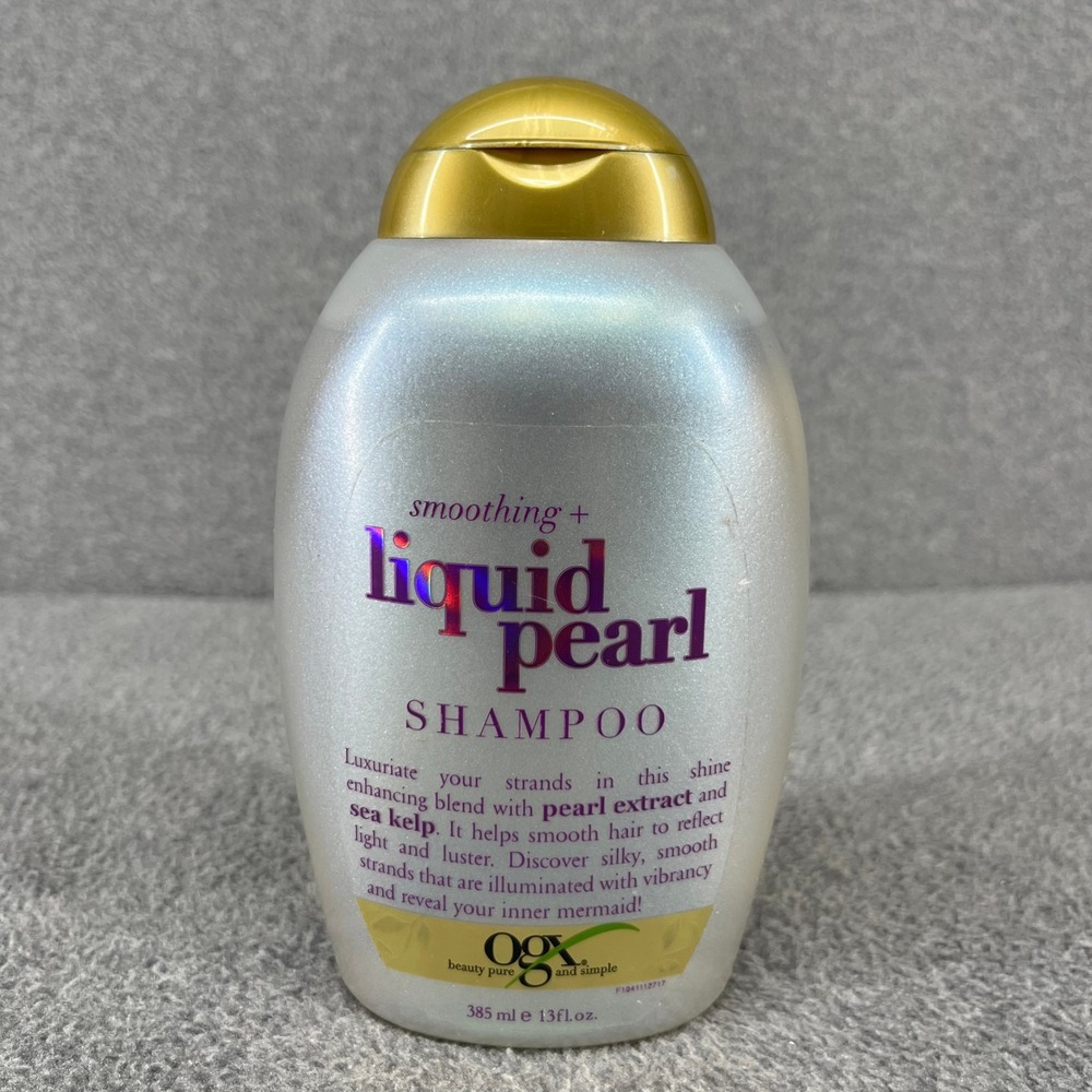 OGX Liquid Pearl Shampoo 13oz Iridescent Smoothing Shine Pearl Extract Sea Kelp